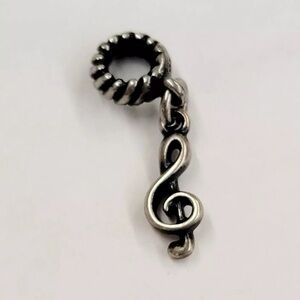 Michael Anthony Italian Designer Treble Clef charm fits Pandora 925 ale Sterling